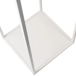 Metal Centrepiece Flower Table Stand KD White (30x30x110cmH)