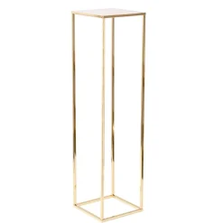 Metal Centrepiece Stand KD Gold (25x25x96cmH)