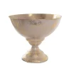 Metal Compote Round Bowl Vase Nude (38cmDx31.5cmH)