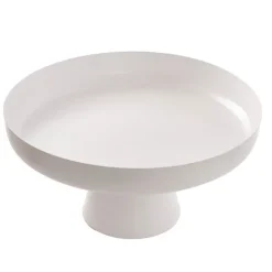 Metal Display Tray Stand White (32cmDx16cmH)