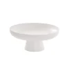 Metal Display Tray Stand White (24.5cmDx10.5cmH)