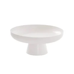 Metal Display Tray Stand White (24.5cmDx10.5cmH)
