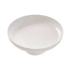 Metal Display Tray Stand White (24.5cmDx10.5cmH)