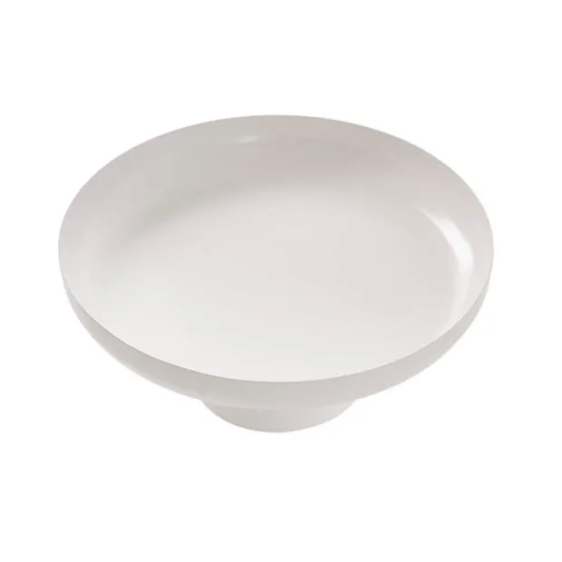 Metal Display Tray Stand White (24.5cmDx10.5cmH)