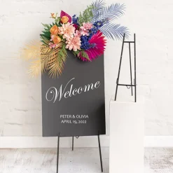 Metal Easel Black (60cmH)