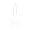 Metal Easel French Style White (42x49x129cmH)