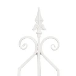 Metal Easel French Style White (42x49x129cmH)