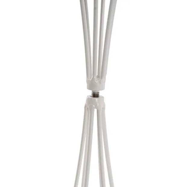 Metal Geometric Centrepiece Flower Stand White (20cmDx66cmH)