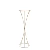 Metal Geometric Centrepiece Flower Stand Gold (20cmDx66cmH)