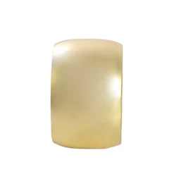 Metal Napkin Ring Pack 2 Solid Gold (4cmDx2.8cmH)