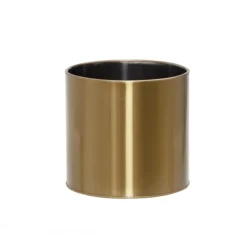 Metal Plant and Arrangement Pot Brass Gold (16x15cmH)