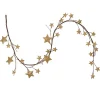 Metal Star Garland Champagne Gold (117cmL)