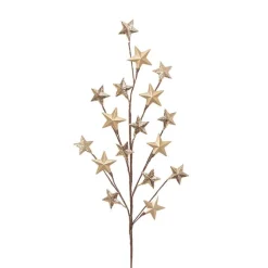 Metal Star Spray Champagne Gold (71cmH)