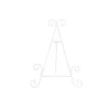 Metal Table Easel White (30cmH)