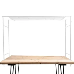 Metal Table Flower Arch 4 Clips Panel Extendable (125x98cmH)