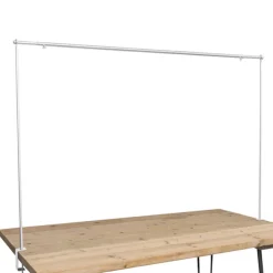 Metal Table Flower Arch Extendable White (125x110cmH)