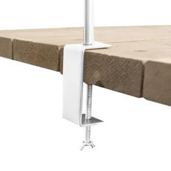 Metal Table Flower Arch Extendable White (125x110cmH)