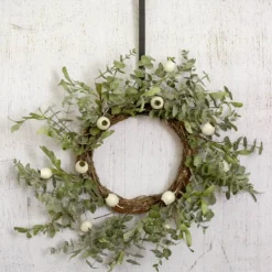 Metal Wreath Door Hanger (34cm or 12") Black