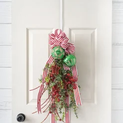 Metal Wreath Door Hanger (34cm or 12") White
