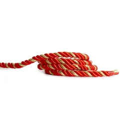 Metallic Rope Red and Gold (6mmx10m)