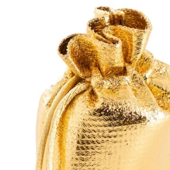 Metallic Shimmer Gift Bag Small Pack 6 Gold (7.5x10HcmH)