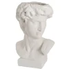Michelangelo Sculpture Planter Limestone White (64cmH)