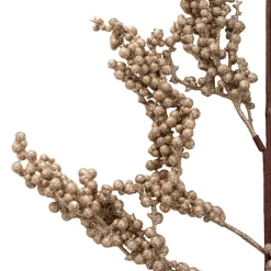 Mini Berry Cluster Glitter Spray Champagne (70cmH)