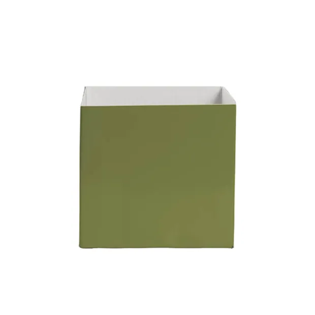 Mini Posy Box Gloss Autolock Base Pk25 Moss Green (13x12cmH)