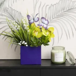 Mini Posy Box Gloss Autolock Base Pk25 Violet (13x12cmH)