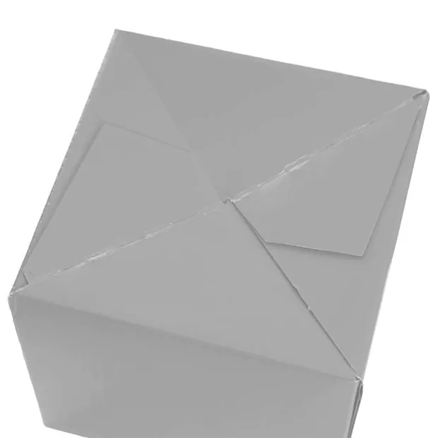 Mini Posy Box Gloss Autolock Base Pk25 Silver (13x12cmH)