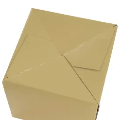 Mini Posy Box Gloss Autolock Base Pk25 Gold (13x12cmH)