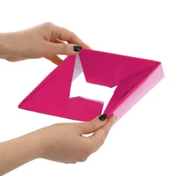 Mini Posy Box Gloss Autolock Base Pk25 Hot Pink (13x12cmH)