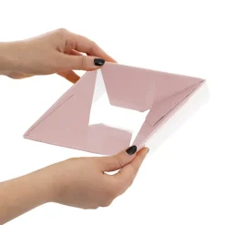 Mini Posy Box Matte Autolock Base Pk25 Musk (13x12cmH)