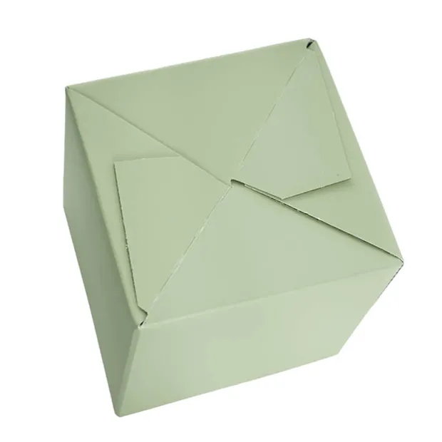 Mini Posy Box Matte Autolock Base Pk25 EarthGreen (13x12cmH)