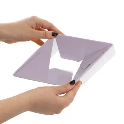 Mini Posy Box Matte Autolock Base Pk25 Dark Mauve (13x12cmH)