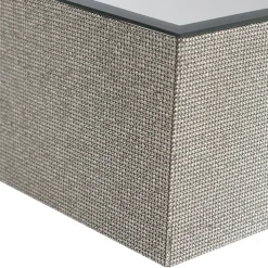 Mirror Diamond Square Platform Riser Silver (30x30x12cmH)