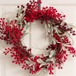 Mistletoe Spray Bunch Red (40cmH)