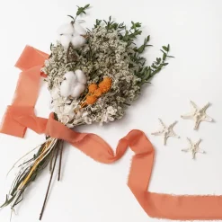 Mixed Preserved Flower Arrangement Bouquet Green (55cmH)