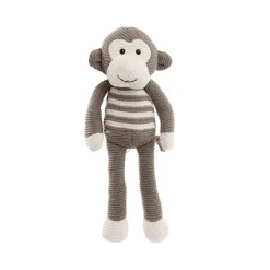 Monkey Louie Plush Soft Toy Brown (40cmHT)