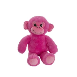Monkey Sammy Plush Soft Toy Hot Pink (20cmST)