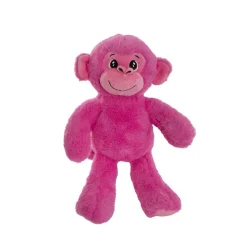 Monkey Sammy Plush Soft Toy Hot Pink (20cmST)