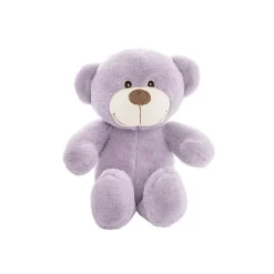 Mr Snuggles Plush Teddy Bear Dusty Lavender (25cmST)