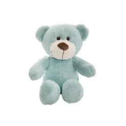 Mr Snuggles Plush Teddy Bear Aqua Teal (25cmST)