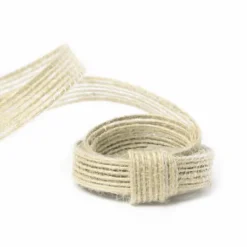 Natural Fiber Jute Ribbon Ivory (10mmx10m)