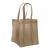 Natural Jute Posy Bag With Plastic Liner (23x22x20cmH)