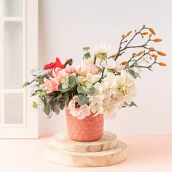 Natural Wood Timber Slice Round Brown (Approx. 25cmx3cmH)