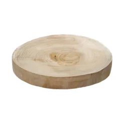 Natural Wood Timber Slice Round Brown (Approx. 30cmx4cmH)