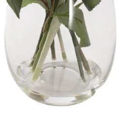 Nicole Flower Arrangement w Resin Water Pink (33x53cmH)