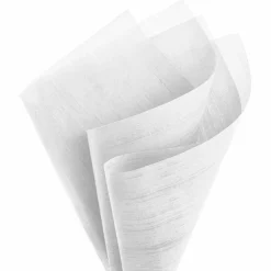 Nonwoven Embossed Wrap Sheets Bamboo White (50x70cm) Pack 50