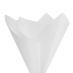 Nonwoven Premium Embossed Wrap Sheets White Pk 50 (50x70cm)